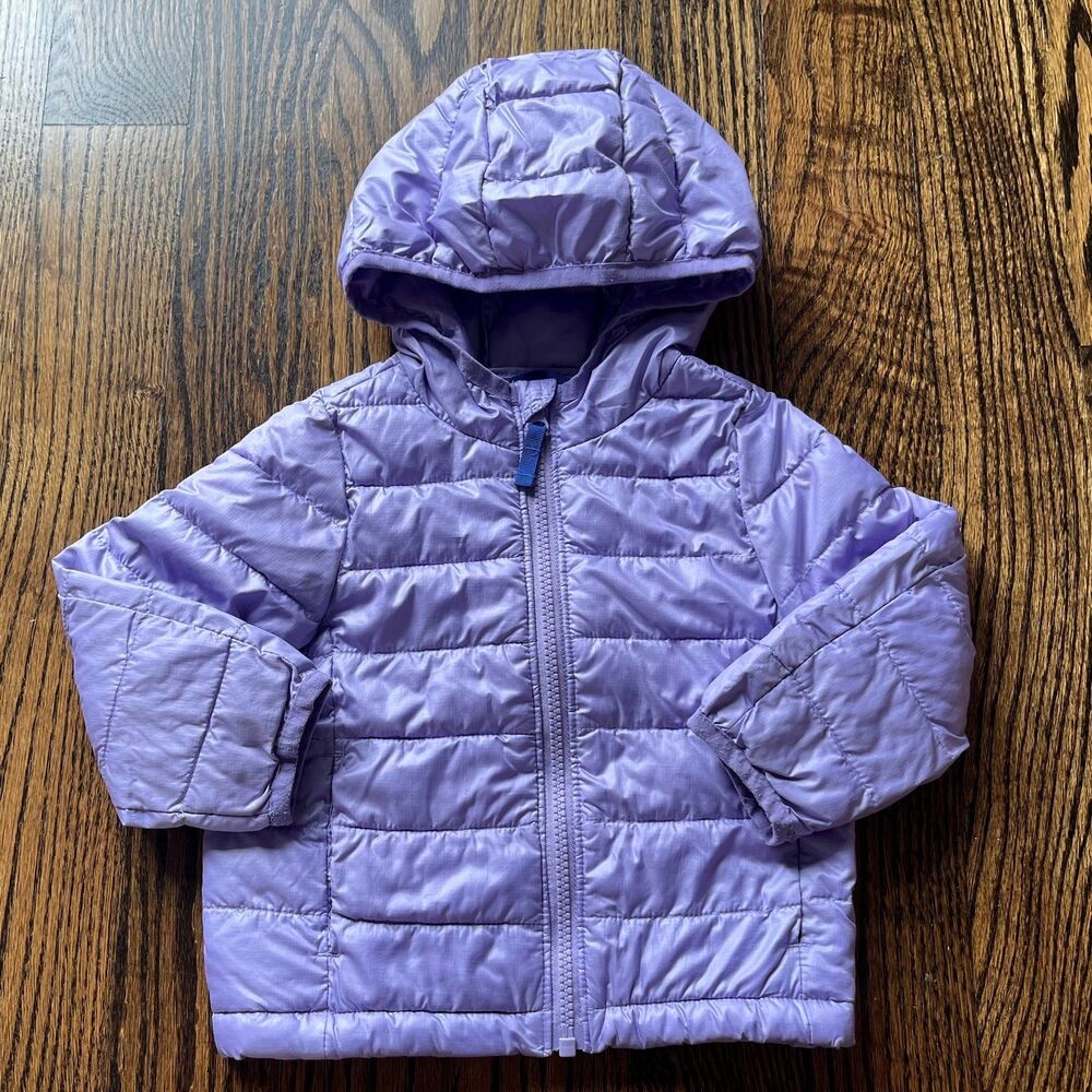 Primary Baby Lightweight Puffer Jacket in Iris (18-24M)
